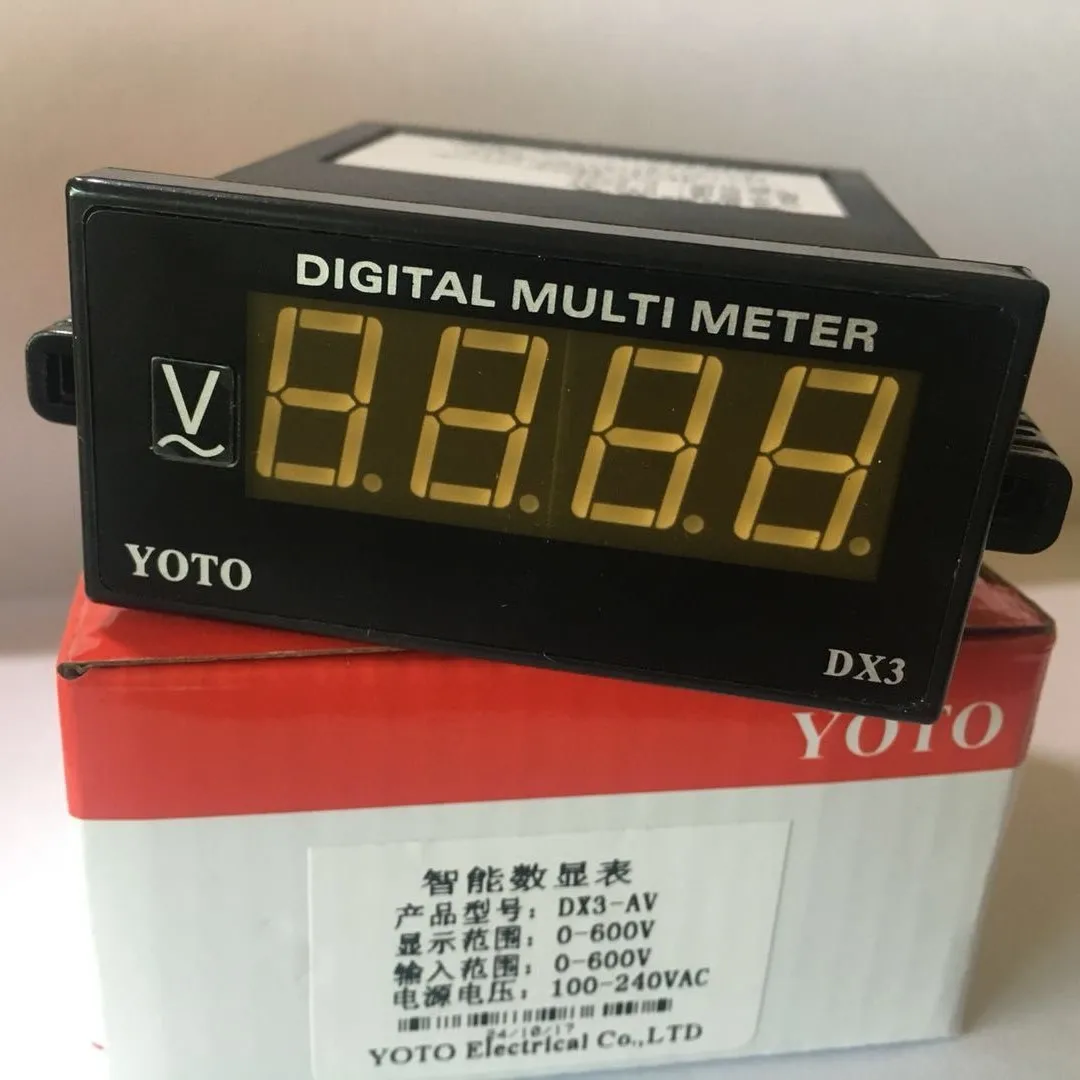 

Beiqi Electric YOTO Digital Display DC Voltmeter Ammeter DX3-DV DX3-DA