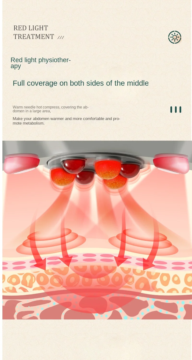 Stone needle automatic knead abdomen abdominal massager household knead abdomen waist and abdomen kneading waste