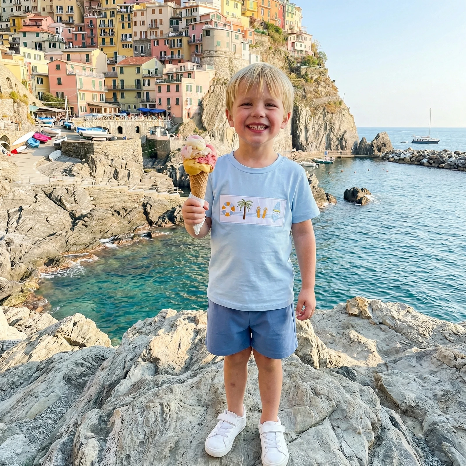 Boys Coconut Tree Outfit Set 1