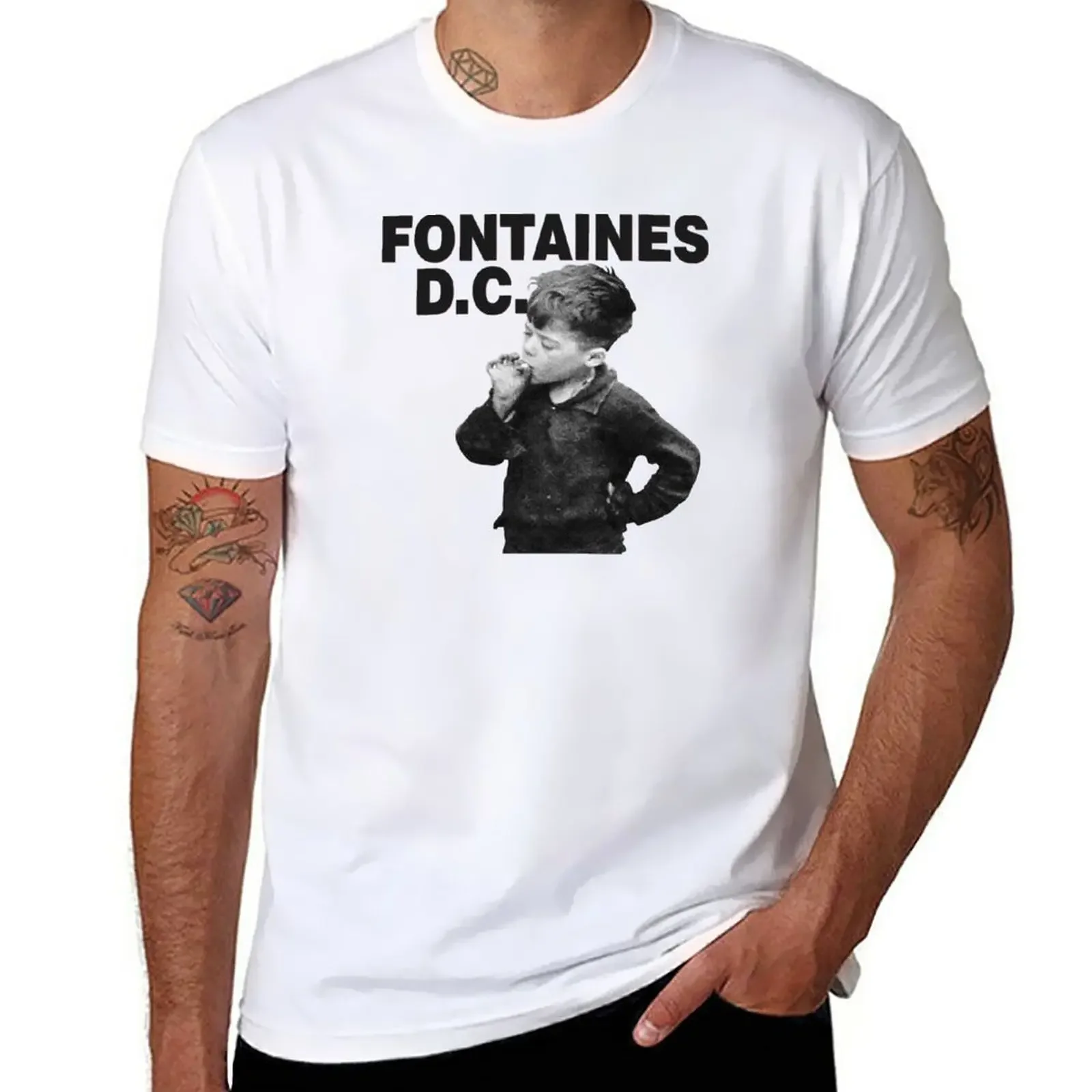 

Fontaines D.C. T-Shirt tees anime clothes Short sleeve tee T-shirt men