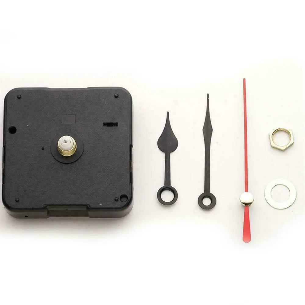 Classic Quartz Clock Parts Watch Movement Mechanism Black Metal Parts Repair Kit Home Decor Silent Scanning Bell Accessories Clock Mechanism