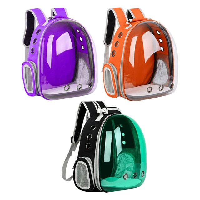 Portable Cat Carrier Bag Breathable Pet Small Dog Cat Backpack Outdoor  Travel Space Capsule Cage Transparent Space Pet Backpack - AliExpress