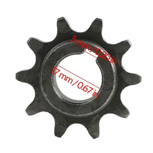 TDPRO CT200U 420 10T Front Chain Sprocket aluminum sprocket 17mm Bore for Go Kart ATV Quad Mini Bike