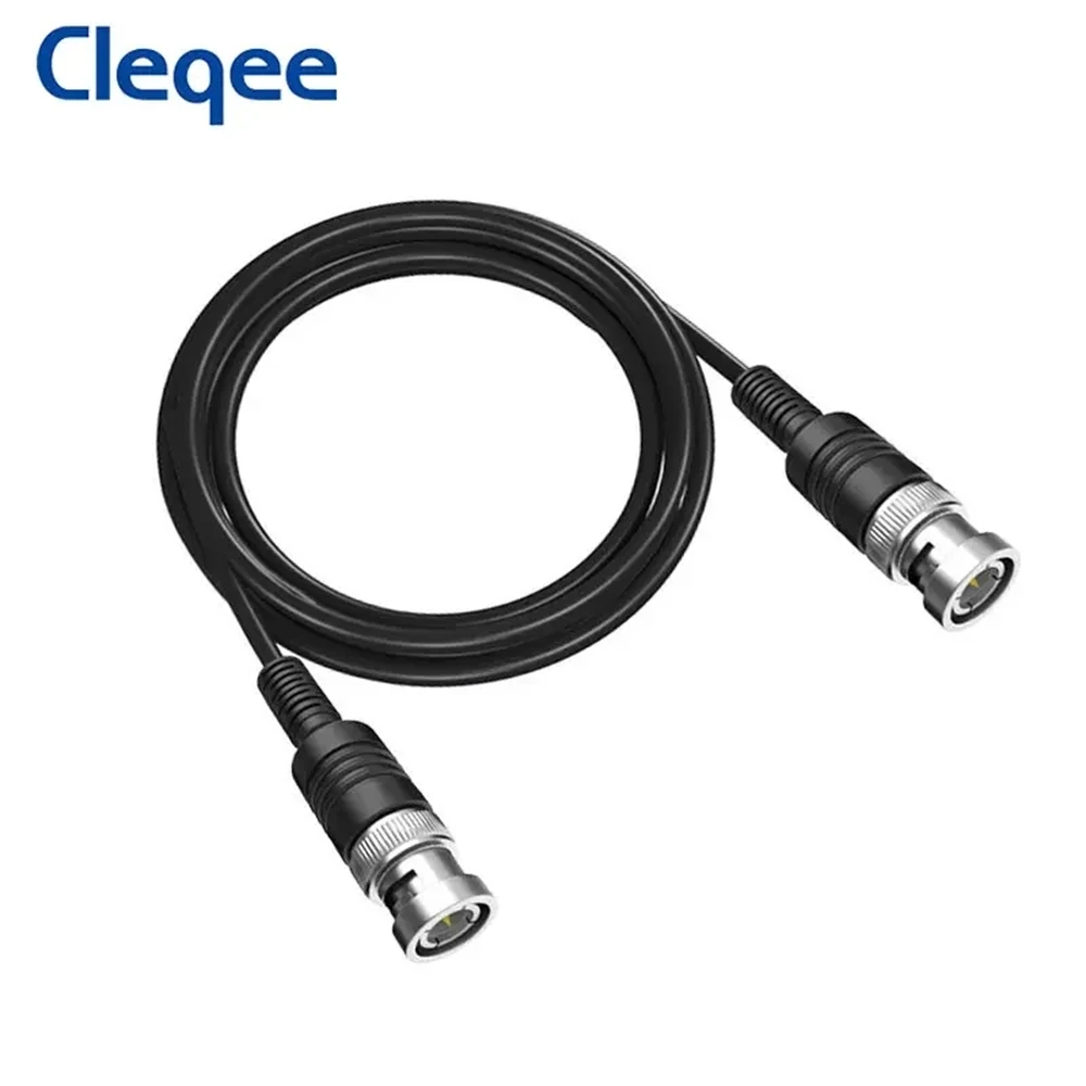 

NEW Cleqee P1013 BNC Q9 Male Plug To BNC Q9 Male Plug Oscilloscope Test Probe Cable Lead 100CM BNC-BNC