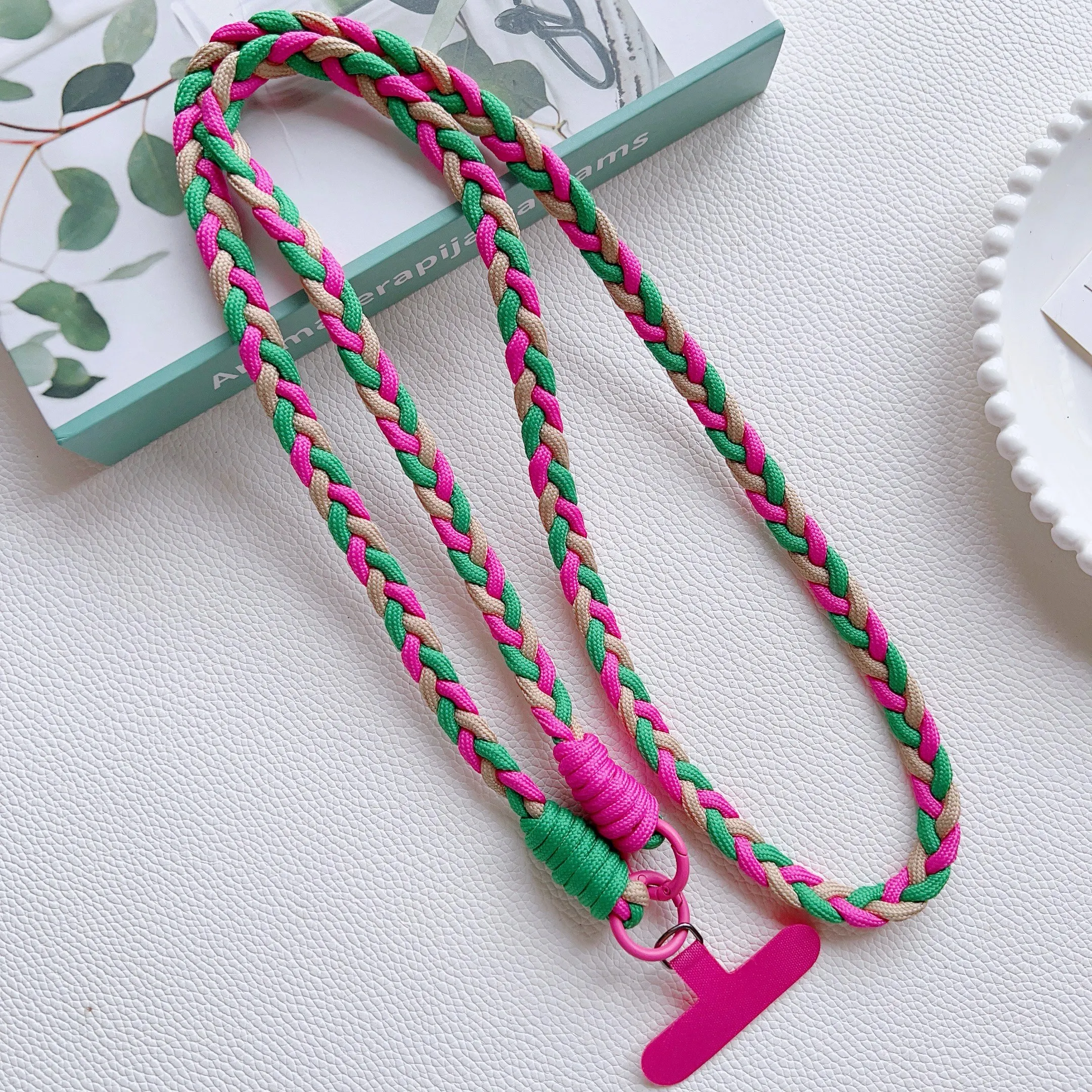 Stylish DIY Woven Crossbody Phone Lanyard