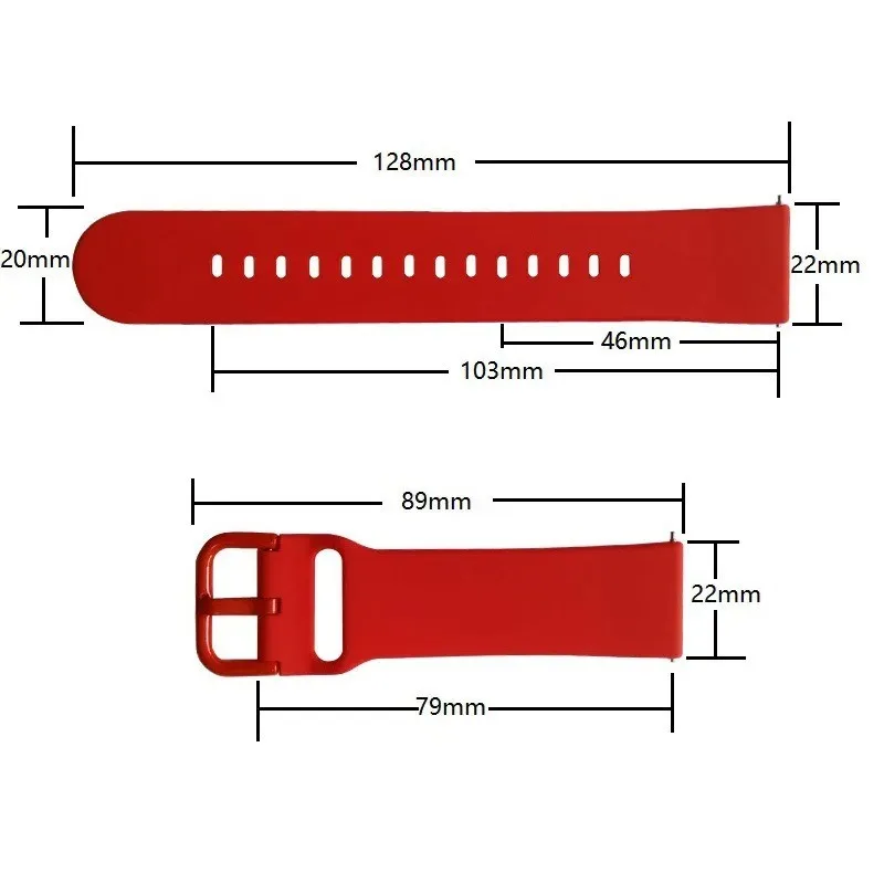 Silicone Strap & Full Cover Soft TPU Protective Case