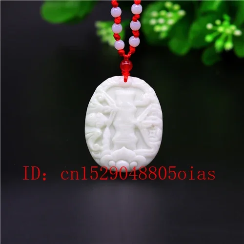 

Natural White Chinese Jade Bat Pendant Necklace Charm Jewellery Carved Amulet Fashion Gifts for Women Men