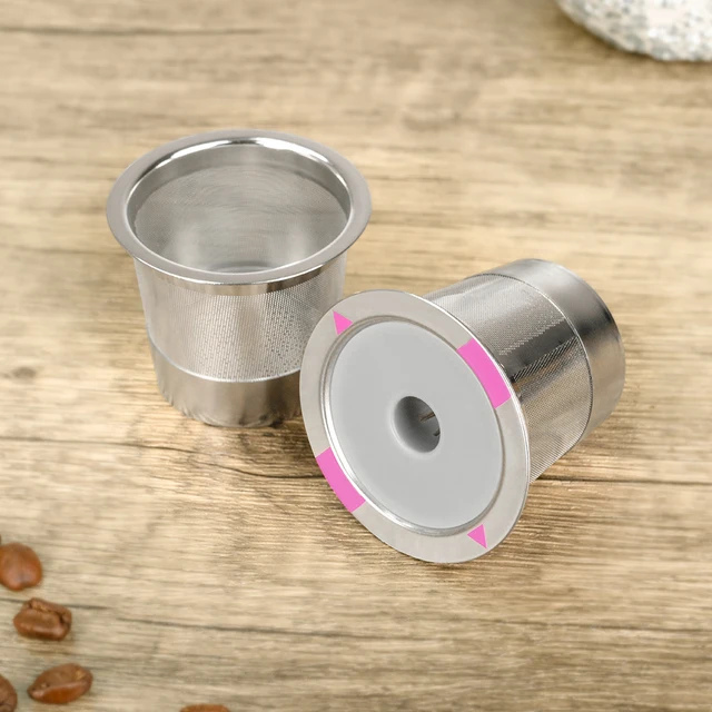 Reusable Filter Cups Coffee Pods Compatible With Keurig Coffee Makers Universal Stainless Steel Coffee Capsules