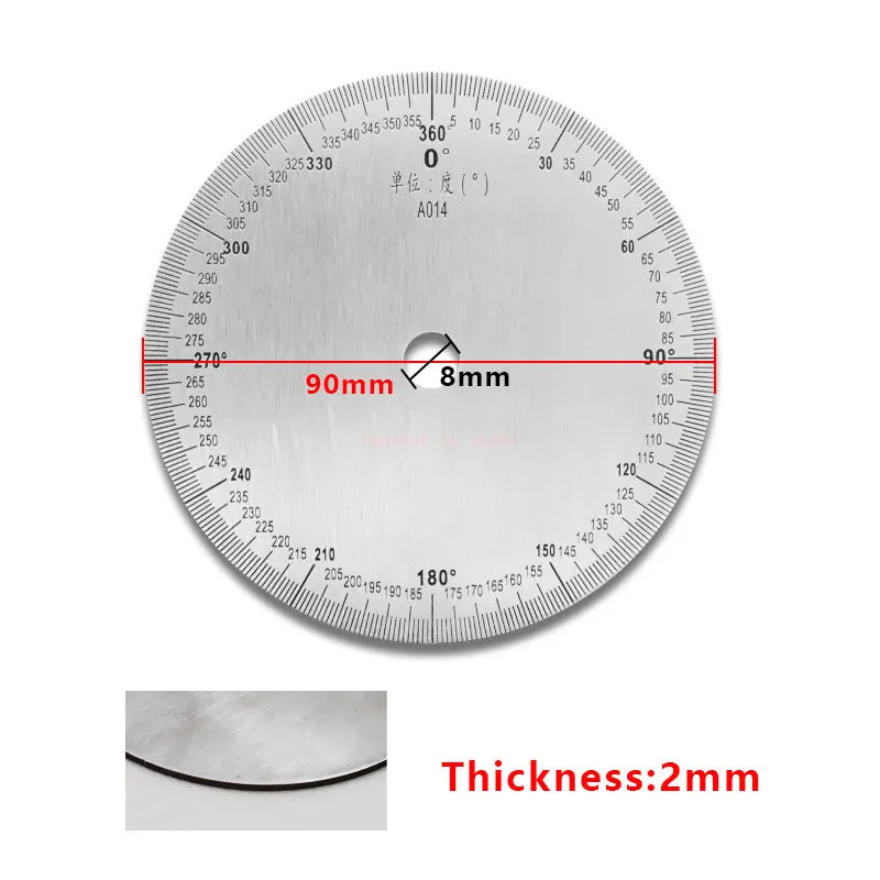 aco inoxidavel angle dial 360 graus transferidor acessorios redondos 90x8x2mm 03