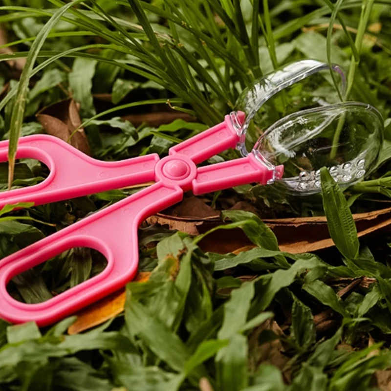 10pack Insect Kids Catcher Scissor Outdoor Kids Insect Clip Spiders Catcher Clip for Pet Owners and Groomers