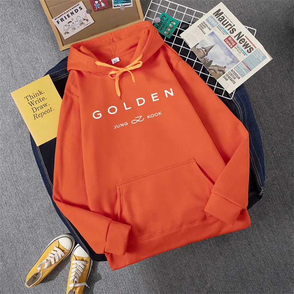 Jungkook-男性と女性のためのkpopフード付きスウェットシャツ,暖かい冬