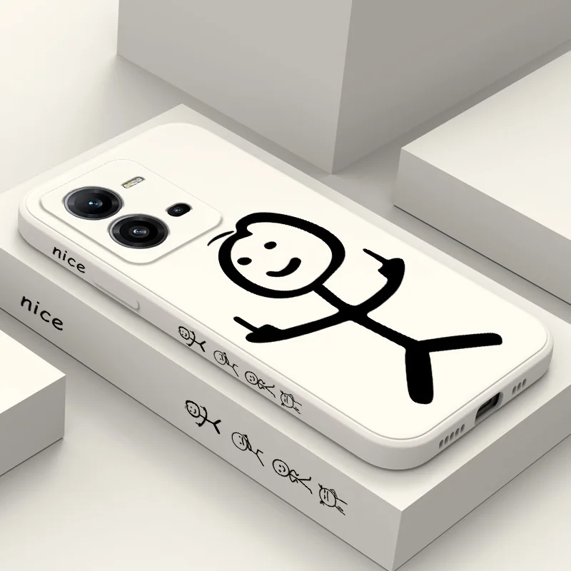 Line Cute Man Design Phone Case – Stylish and Versatile Protection