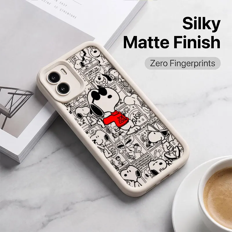 Cute Cartoon S-Snoopys Phone Case - Adorable Protective Cover with Playful Design