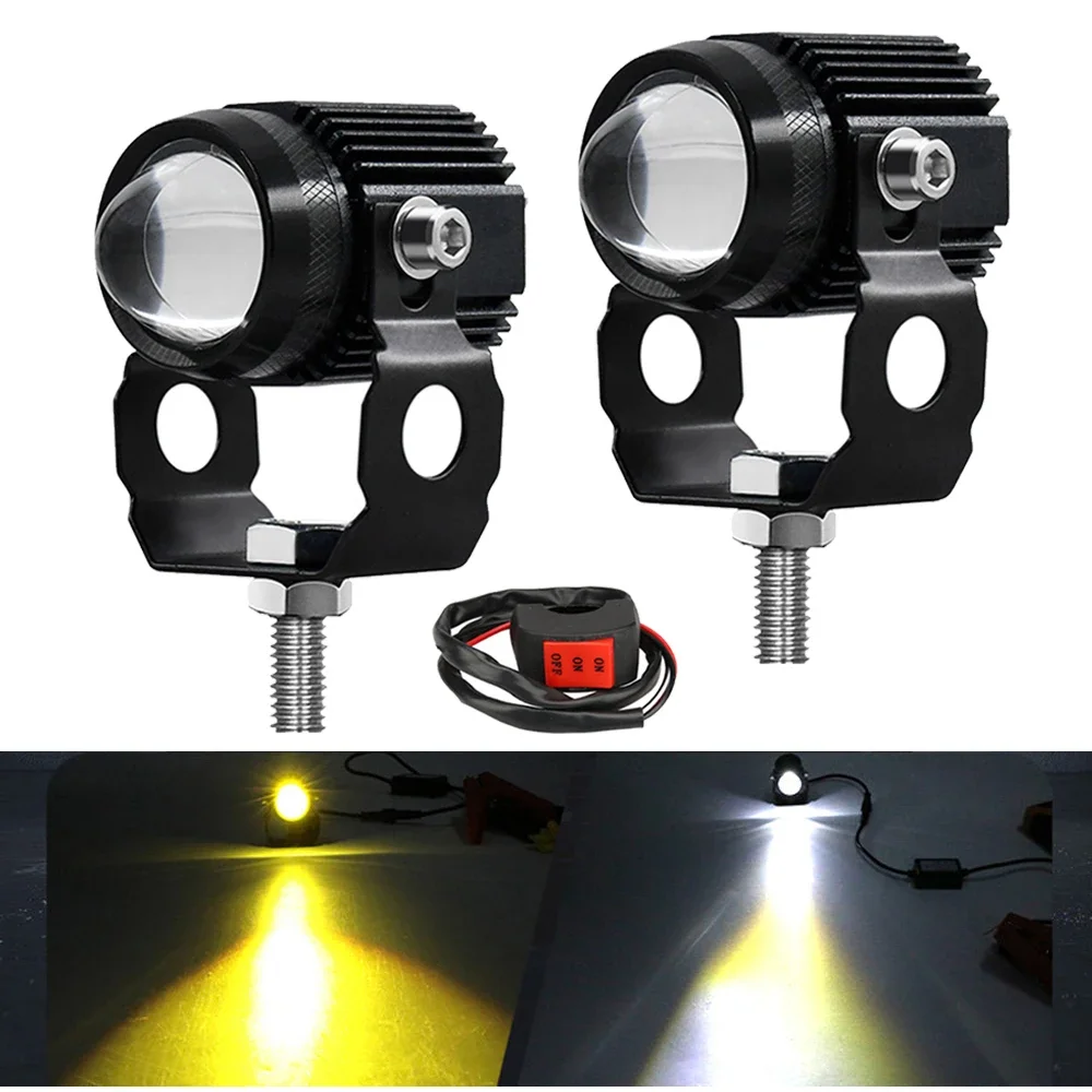 Hi/Low Beam LED Fog Lights Auxiliary Lamp for BMW R1200GS ADV Motorcycle Faros  Auxiliares Moto Spotlight Universal Accessories - AliExpress