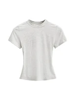 T-shirt manches courtes pour femmes, décontracté, de haute qualité, Sexy, Slim, tendance, couleur unie, vêtements y2k, 2025 3