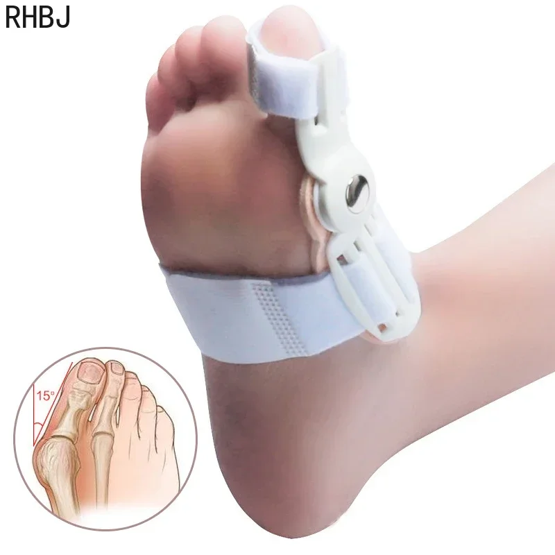 (1pcs/2pcs) Bunion Corrector Rotatable Toe Separator Straightener Foot Pain Relief Corrector Unisex Foot Hallux Valgus Braces