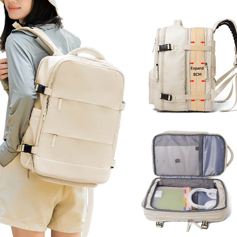 Mochila Viaje Niña Mochila Escolar Aryan 17 Pulgadas 29L, Ligera