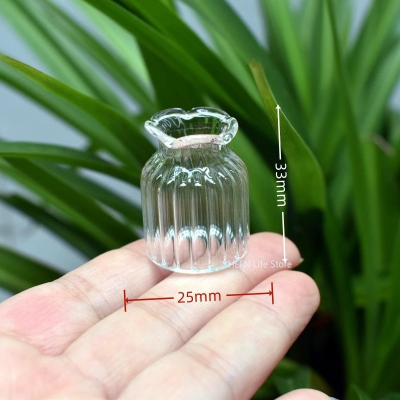 Creative Glass Crafts Cute Mini Glass Vase Plant Hydroponic Terrarium Art Plant Hydroponic Table Vase