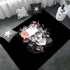 Skull bones ROSE Floor Mat Bathroom Mat INS Style Soft Bedroom Floor House Laundry Room Mat Anti-skid Welcome Doormat 2