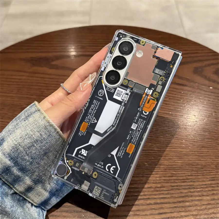 Transparent Soft Phone Cover with Camera Protection & Battery Access