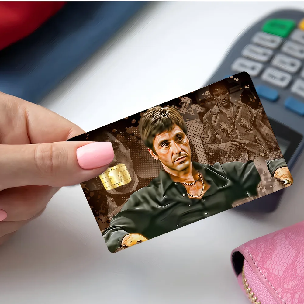 S-Scarface 1983 Film Al P-Pacino Movie Various Anime Bank Credit Cards Bus Pass Stickers Cool Decoration Waterproof Collection 6
