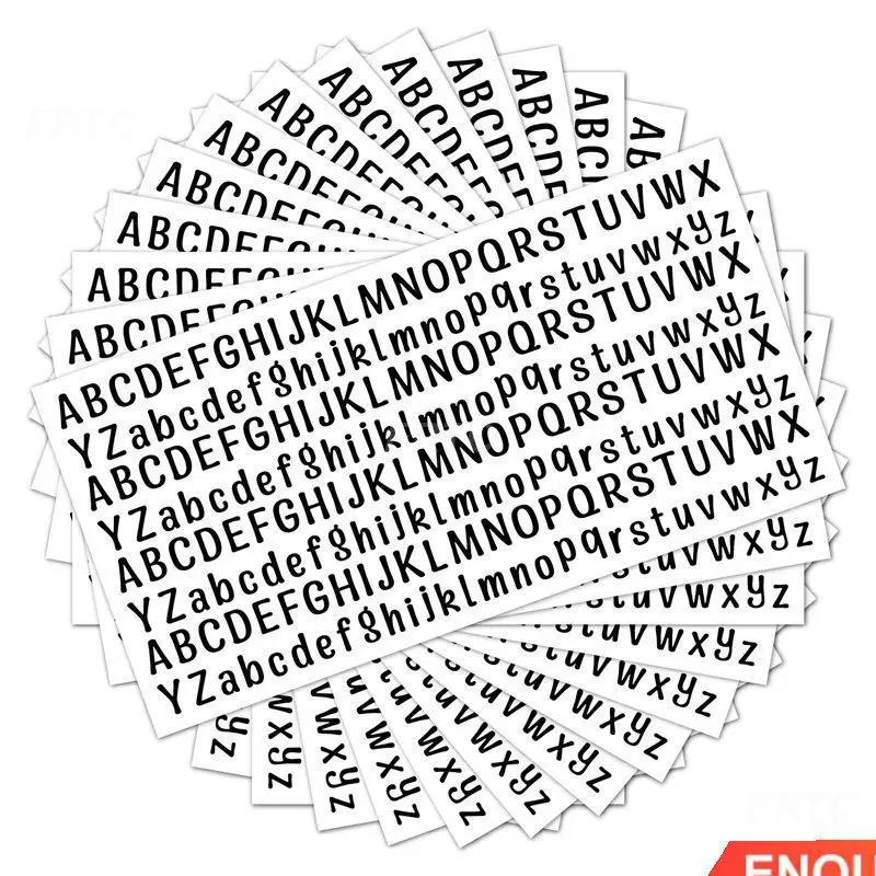Letter Stickers Handbook Stickers Beautiful Printing Craft Supplies