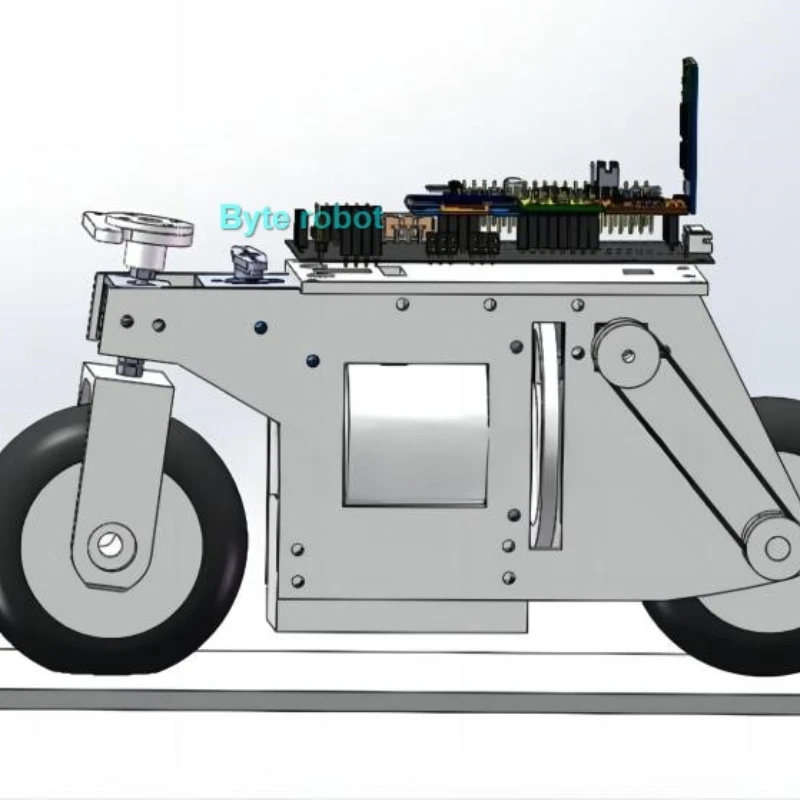 2WD RC Balance Bike Cubli Self-Balancing Car 3D Printing APP Control DC Motor Motorcycle Open Source Programmable Robot Car