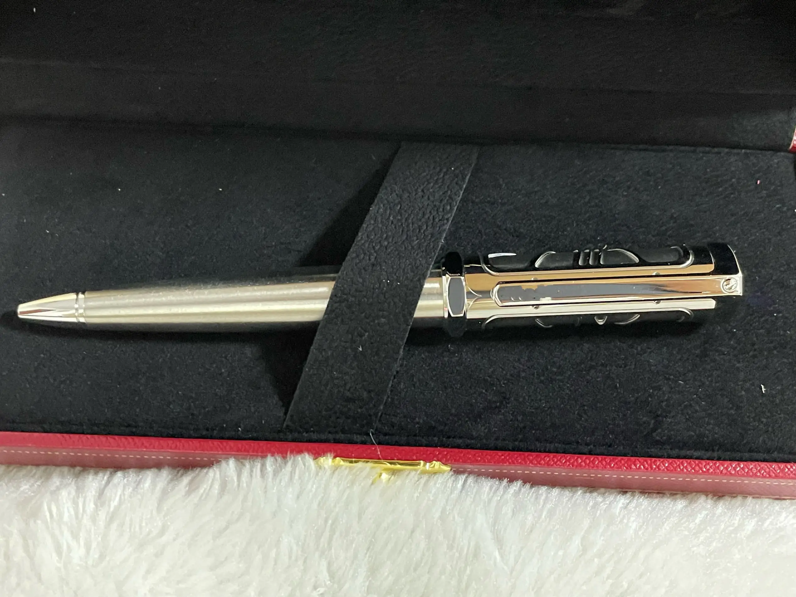 

Dumond luxury hollowed-out net ballpoint pen CT hexagon