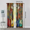 2pc,  Curtains music theme5 Durable Polyester,Without Electricity Birthday Party Use for Living Room, Outdoor Decor 4