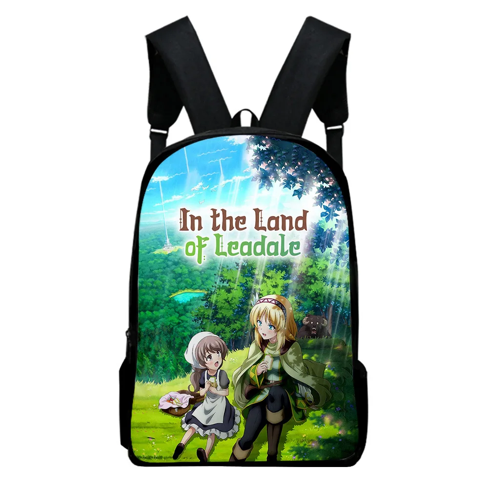 

Рюкзаки для ноутбука Classic In the Land of Leadale, школьные ранцы для учеников, водонепроницаемые Рюкзаки из ткани Оксфорд с 3D-принтом для мальчиков и девочек