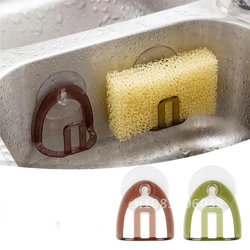 

Cocina Sink Drain Rack Suction Cup Sponge Storage Holder Kitchen Sink Soap Drainer Organizer Kitchen Accessories Home Appliance