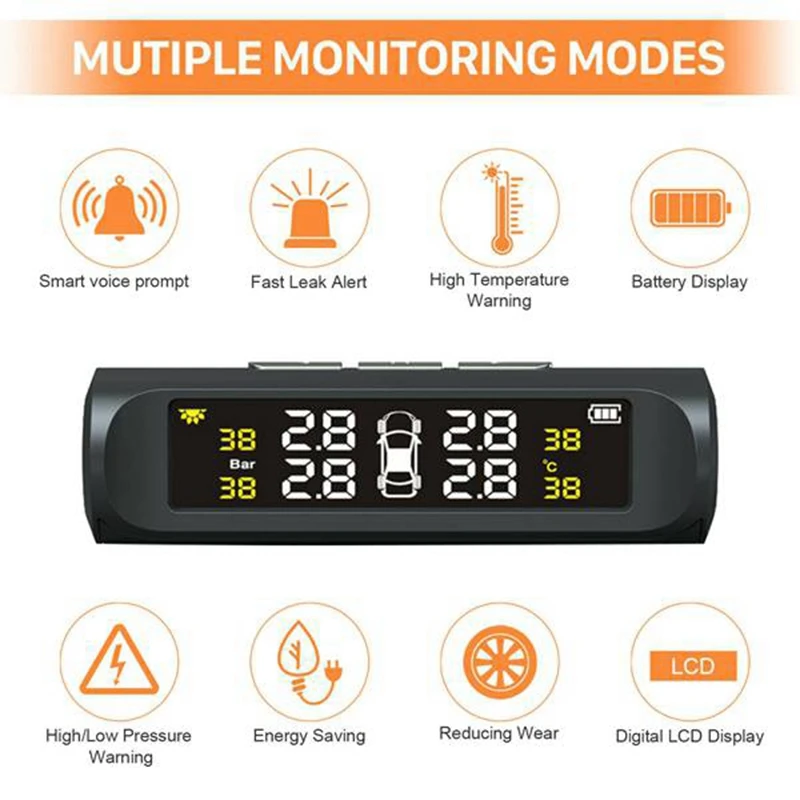 ڵ TPMS Ÿ̾ з ͸ ý, ¾籤  LCD ÷, ڵ  溸 ý, Ÿ̾ з