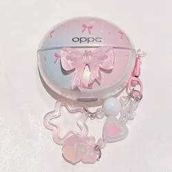 Cute Cartoon Flower Silicone Earphone Case Cover Accessory Box - OPPO Enco Clip2 (1)