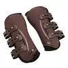 Horse Front Leg Boots Breathable Impact Resistant Prevent Slip Horse Leg Guard for Training Jumping Riding 2