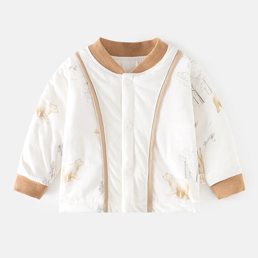 Baby Boy Long Sleeve T Shirts Quilted Thick Warm Winter Newborn Clothes Christmas Baby Girl Tops High Quality