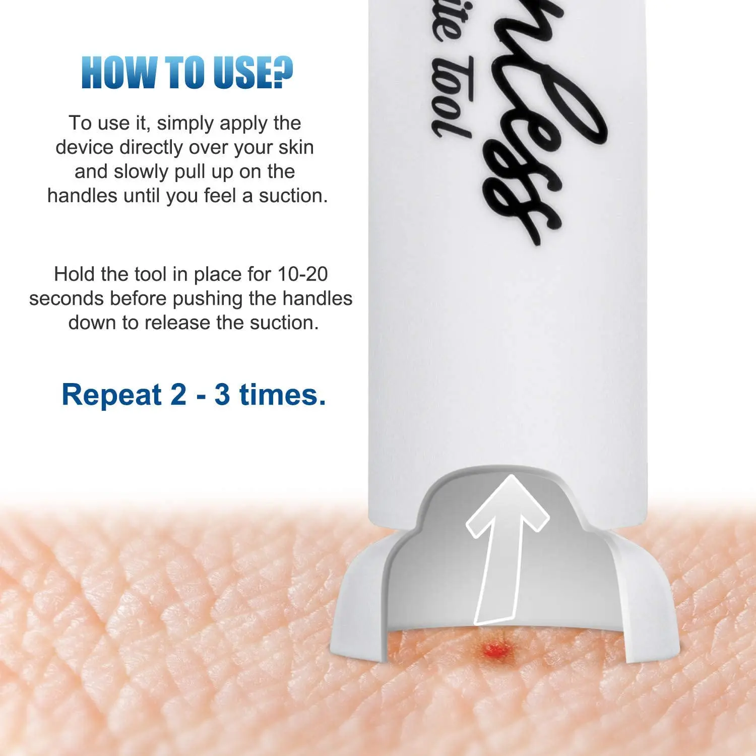 Outdoor Emergency Bee Wasp Bed Bug Sting Sucker Natural Detox First Aid Safety Tool Insect Sting Sucker Safety Emergency Tool insect sting sucker