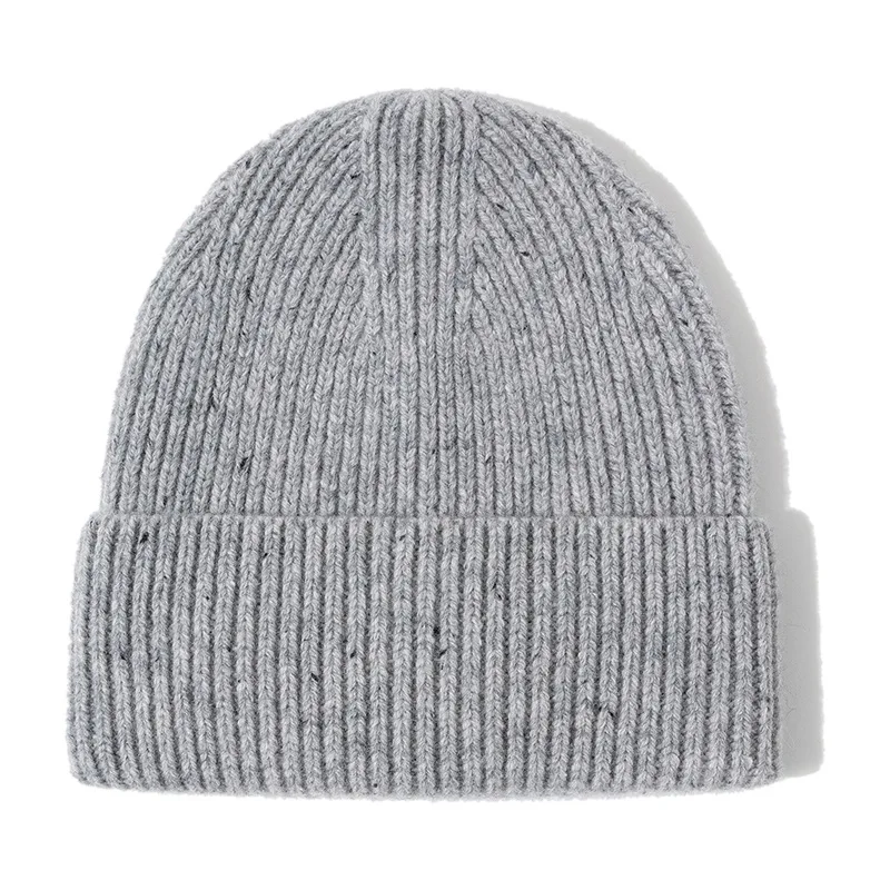 100% Merino Wool Winter Beanie Unisex Soft Knit Hat