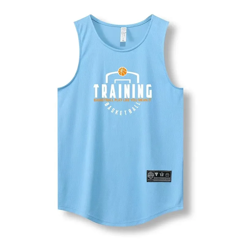 Basketball Jerseys American basketball vest for boys loose sleeveless waistcoat student playing training quick-drying jersey for summer