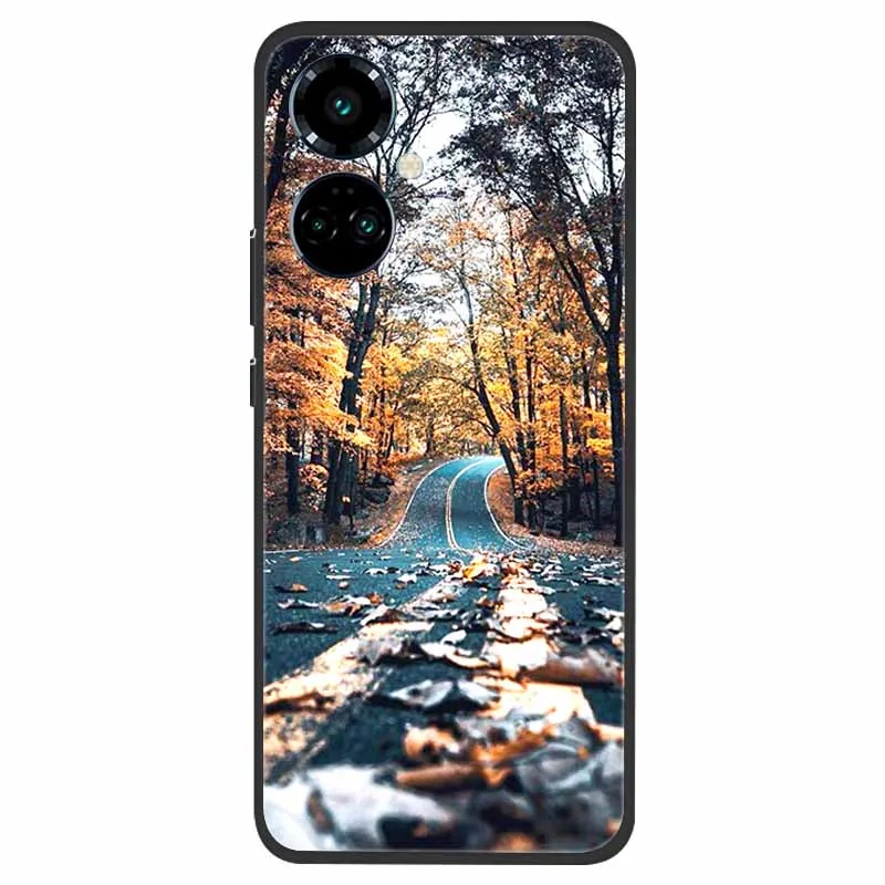 Tecno Camon 19 Shockproof Soft Silicone TPU Back Cover - Cute Design