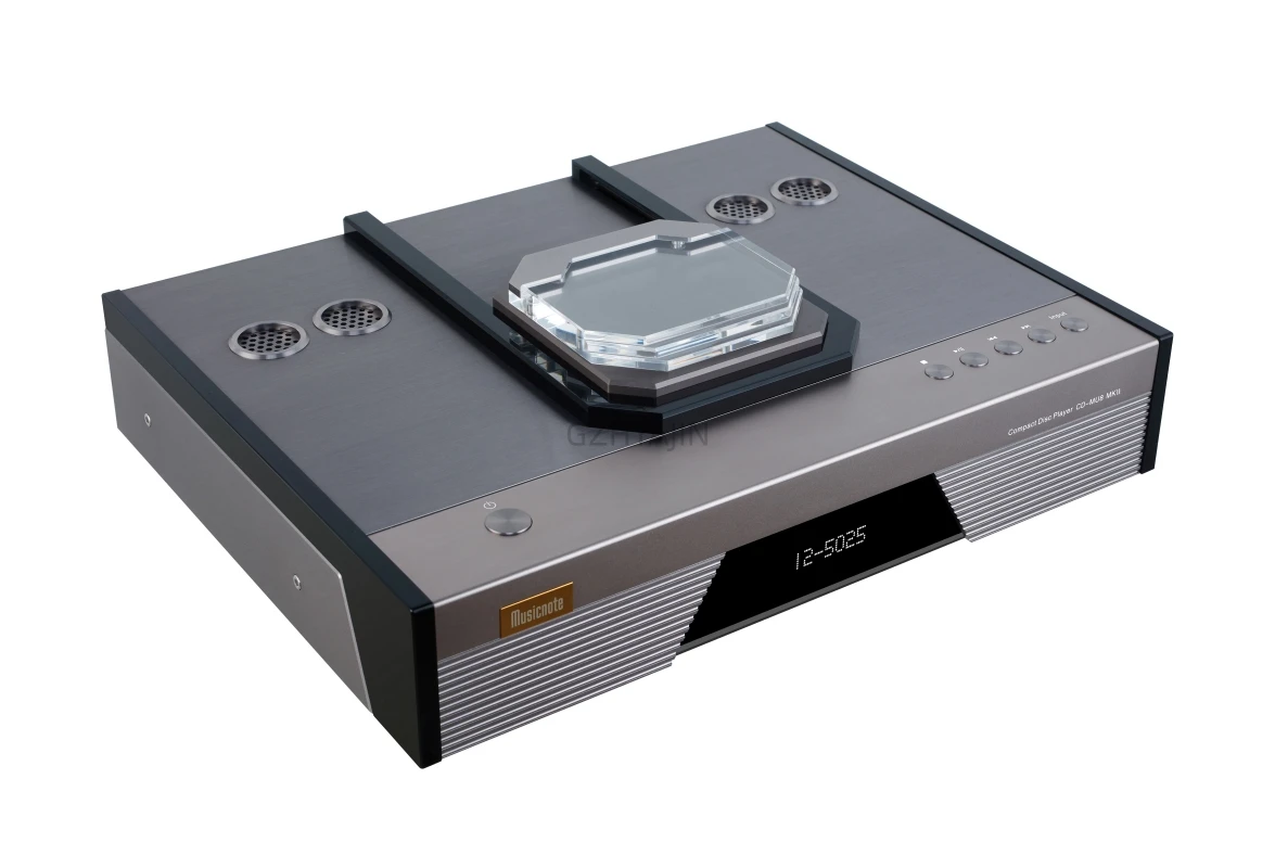 최신 Musicnote CD-MU8 MKII 발열 CD 기계 상단 푸시 커버 담즙 균형 출력 플레이어 USB 또는 블루투스 입력