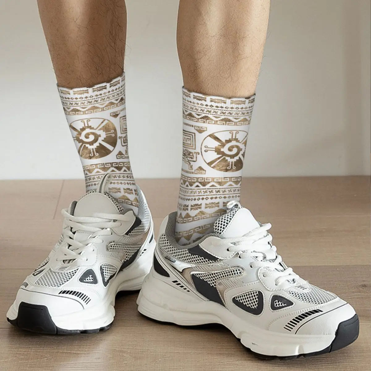 Hunab Ku Pastel Gold Adult Socks Unisex socks,men Socks women Socks