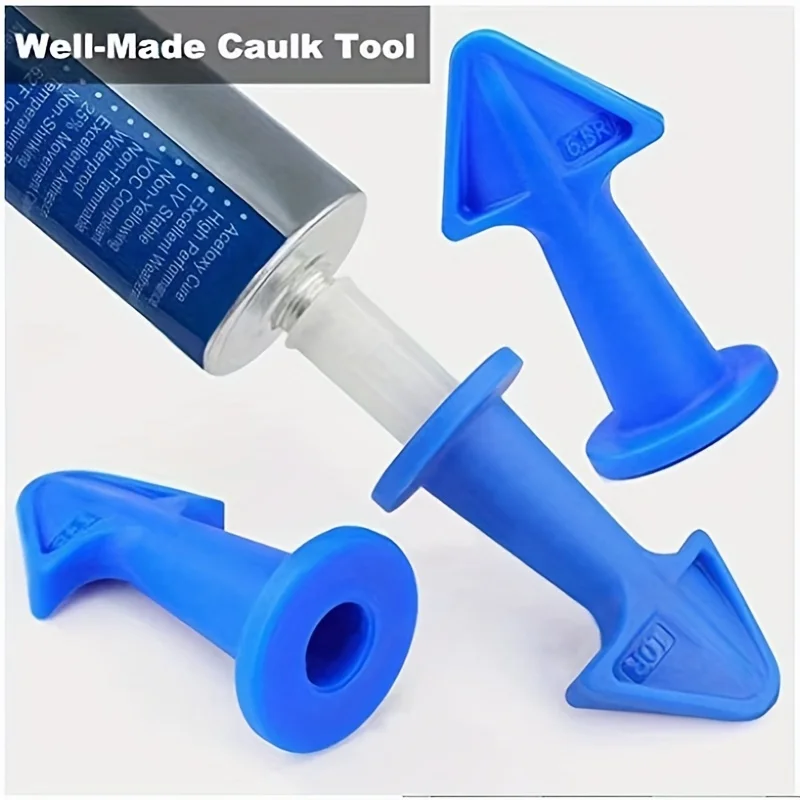 Blue Caulking Tool Set 3PCS for Kitchen, Window