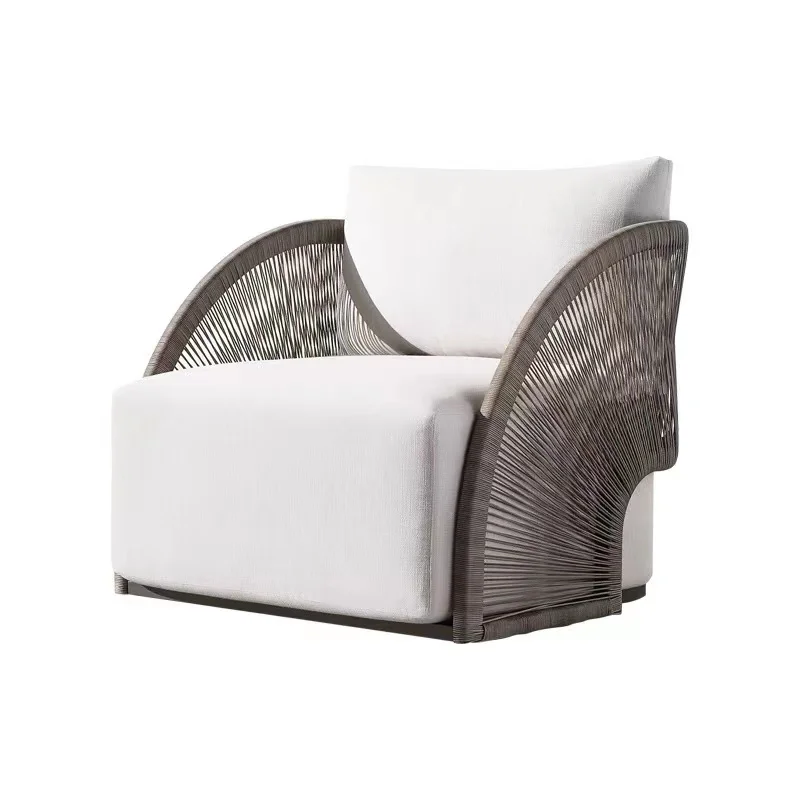 

Vine Weaving Sofa Combination Courtyard Terrace Leisure Vine Chair Nordic Sunshine Room Outdoor Leisure Furniture