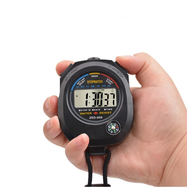 Cronómetro de bolsillo impermeable, cronómetro deportivo Digital  profesional, cronómetro LCD, cronómetro - AliExpress