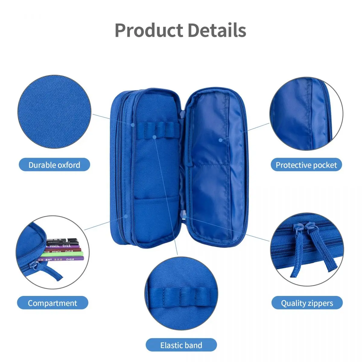 사용자 정의 일본어 도쿄 Techwear 미래 기술 거리 착용 스타일 연필 케이스 대용량 연필 상자 학교 액세서리