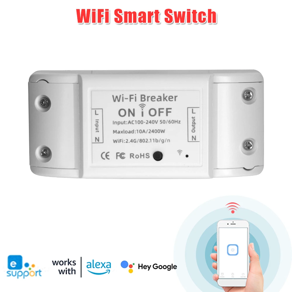 FanSwitchSmartLightSwitchWiFiBreakerDIYUniversalTimerLifeAPP