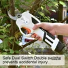 Portable Cordless Garden Pruning Shears Battery Powered 7.2V Electric Branch Cutter 3
