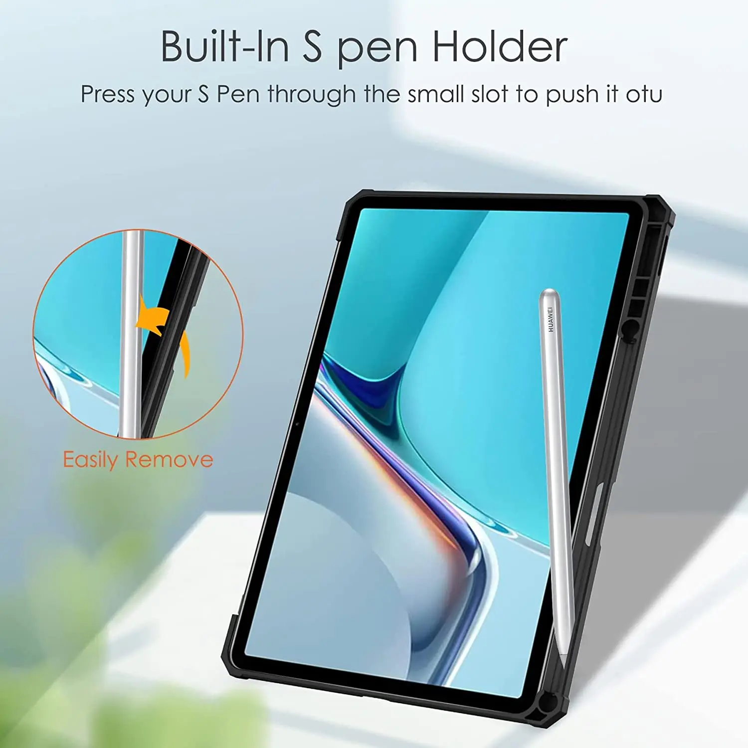 Anel Magnético Destacável para Huawei Matepad Huawei Matepad Pro 11 2023 Huawei Matepad 11 11.5 12.6 2023 10.4 Tampa de Rotação 720 Case de - Imagem 4