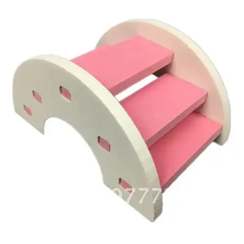 

Top-notch Hamster Bridge Rainbow Ladder Pet Toys Wooden Bridge Small Animals Cage Accessories Pet Product