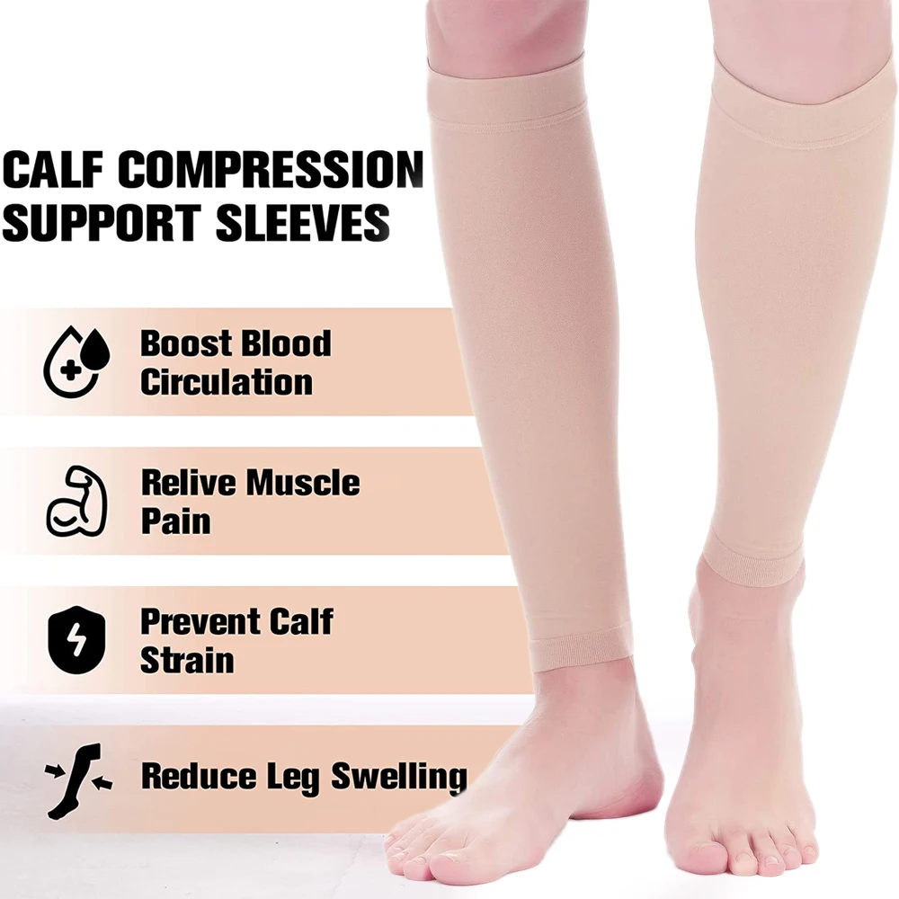 BraceTop Medical Compression Stockings, 15-20mmhg Socks Calf Sleeve,Calf  Compression Sleeves, Relief Calf Pain, Leg Calf Support - AliExpress